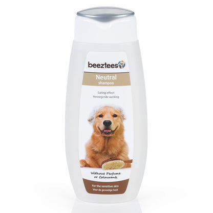 Beeztees Neutral Shampoo - ohne Parfüm & Farbstoffe - Hundeshampoo - 300 ml