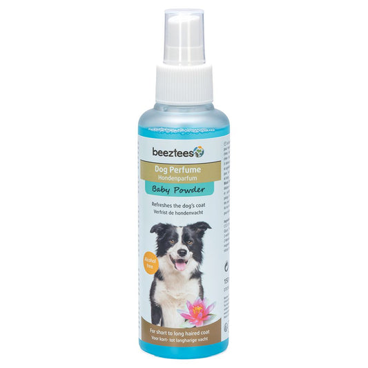 Beeztees Hundeparfüm - Babypuder Duft - Parfum für Hunde - Duftspray - 150 ml