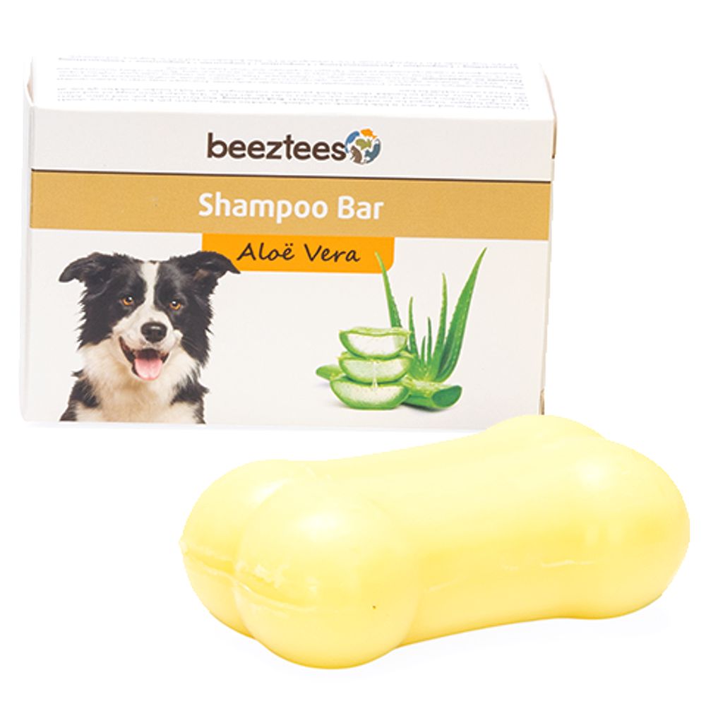 Beeztees Hundeshampoo Bar - mit Aloe Vera - festes Shampoo für Hunde - 100 g
