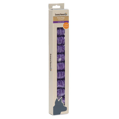 Beeztees Kotbeutel - Lavendel - 12 Rollen - 180 Stück - Vorratspack - Kottüten