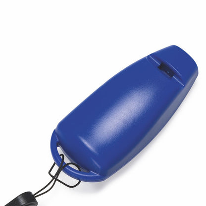 Beeztees Clicker mit Pfeife - blau - Klicker für Training und Erziehung - Hunde
