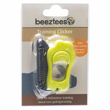 Beeztees Clicker - Lautstärke einstellbar - Klicker für Training Erziehung Hund