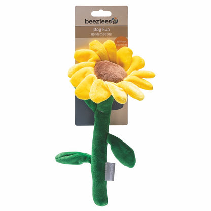 Beeztees Plüsch-Hundespielzeug Frühlingsblumen - 30 cm - Ostern Plüschspielzeug