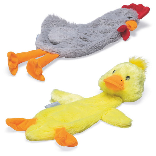 Beeztees Plüsch-Hundespielzeug Flatino Huhn Küken - 40 cm Ostern Plüschspielzeug