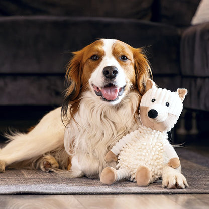 Beeztees ECO friendly Plüsch-Hundespielzeug - Welpenspielzeug - Plüschspielzeug