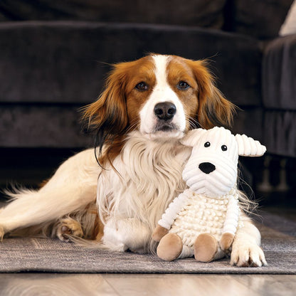 Beeztees ECO friendly Plüsch-Hundespielzeug - Welpenspielzeug - Plüschspielzeug