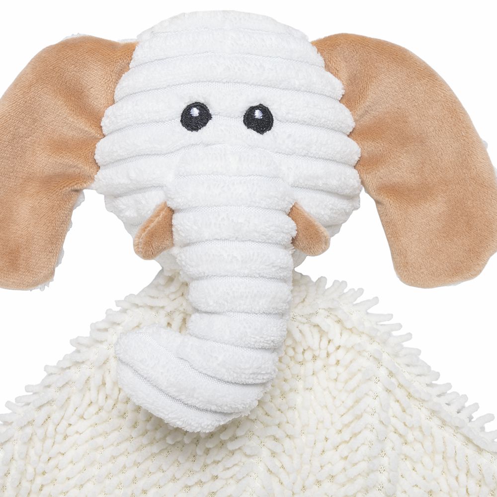 Beeztees ECO Plüsch-Schmusetuch - Hundespielzeug - Welpenspielzeug - Kuscheltuch