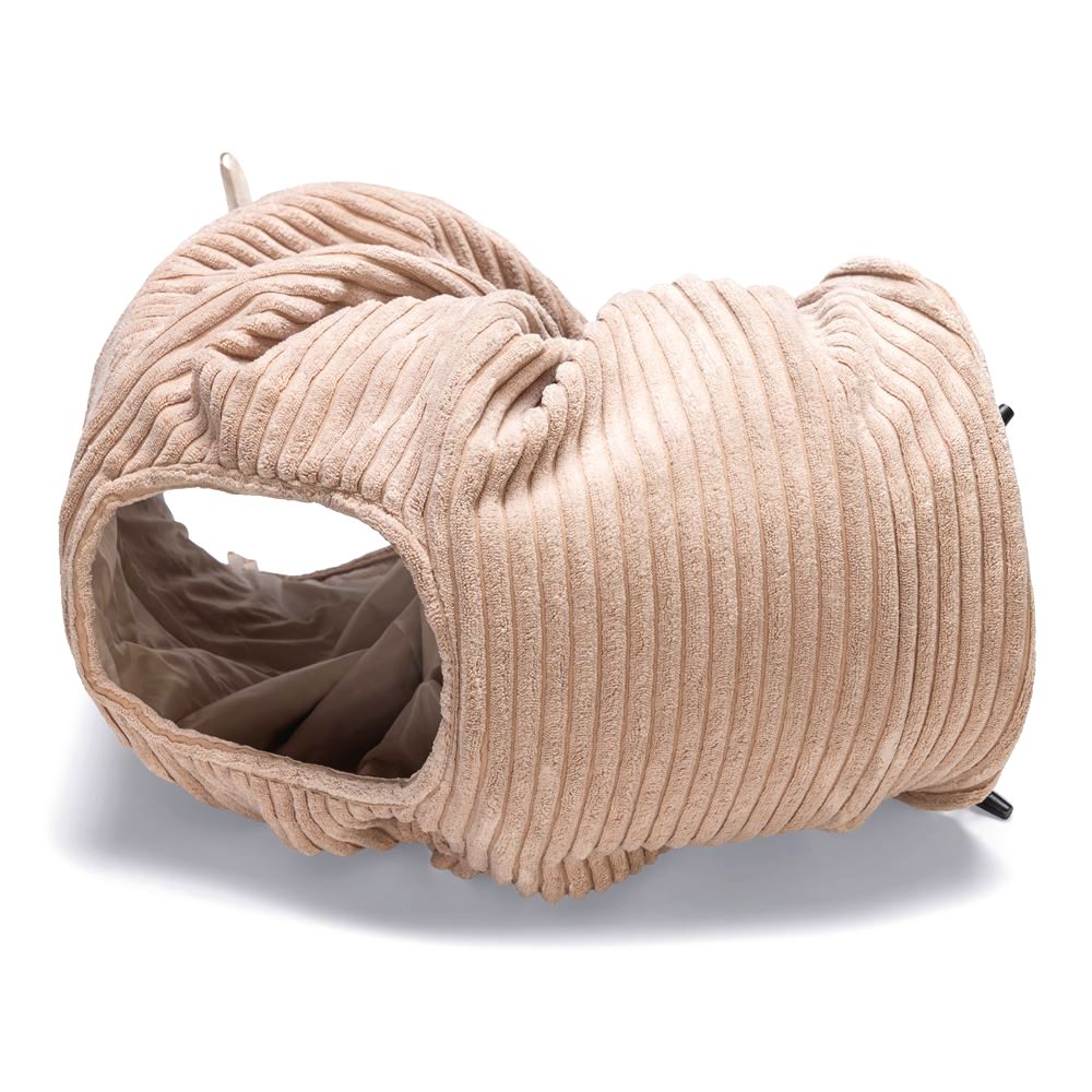 Designed by Lotte Katzentunnel RIBBED - 25 x 75 cm - Spielspaß für Katzen