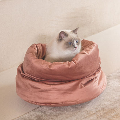 Designed by Lotte Katzenbett FLUCO - 45 cm - rund - Katzenkorb Kuschelbett