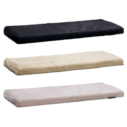 Beeztees Plüsch-Fensterbank-Kissen MOZA - 65x27x3 cm - Liegematte für Katzen