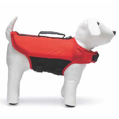 Beeztees Rettungsweste für Hunde - rot - 28-40 cm - Schwimmhilfe - Schwimmweste