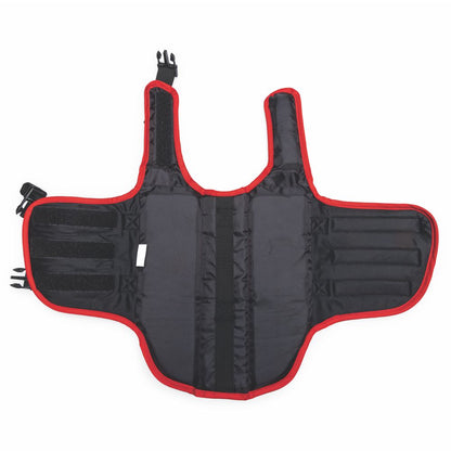 Beeztees Rettungsweste für Hunde - rot - 28-40 cm - Schwimmhilfe - Schwimmweste