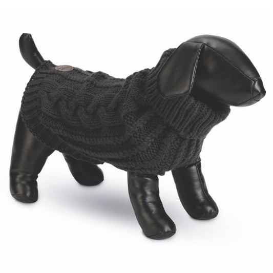 Designed by Lotte Hundepullover HAIDA - anthrazit Hundejacke Hundemantel Sweater