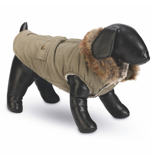 Designed by Lotte Hundemantel PHILOS grün Hundejacke Hundepullover Regenmantel