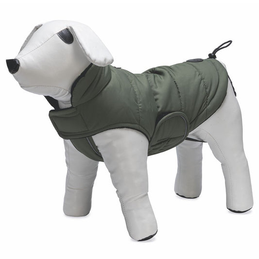 Designed by Lotte Hundemantel ZHANTI - grün Hundejacke Hundepullover Regenmantel