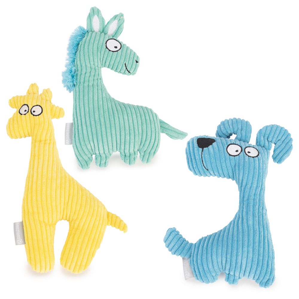Beeztees Plüsch-Hundespielzeug - RIB - Kuscheltier Plüschtier mit Squeaker
