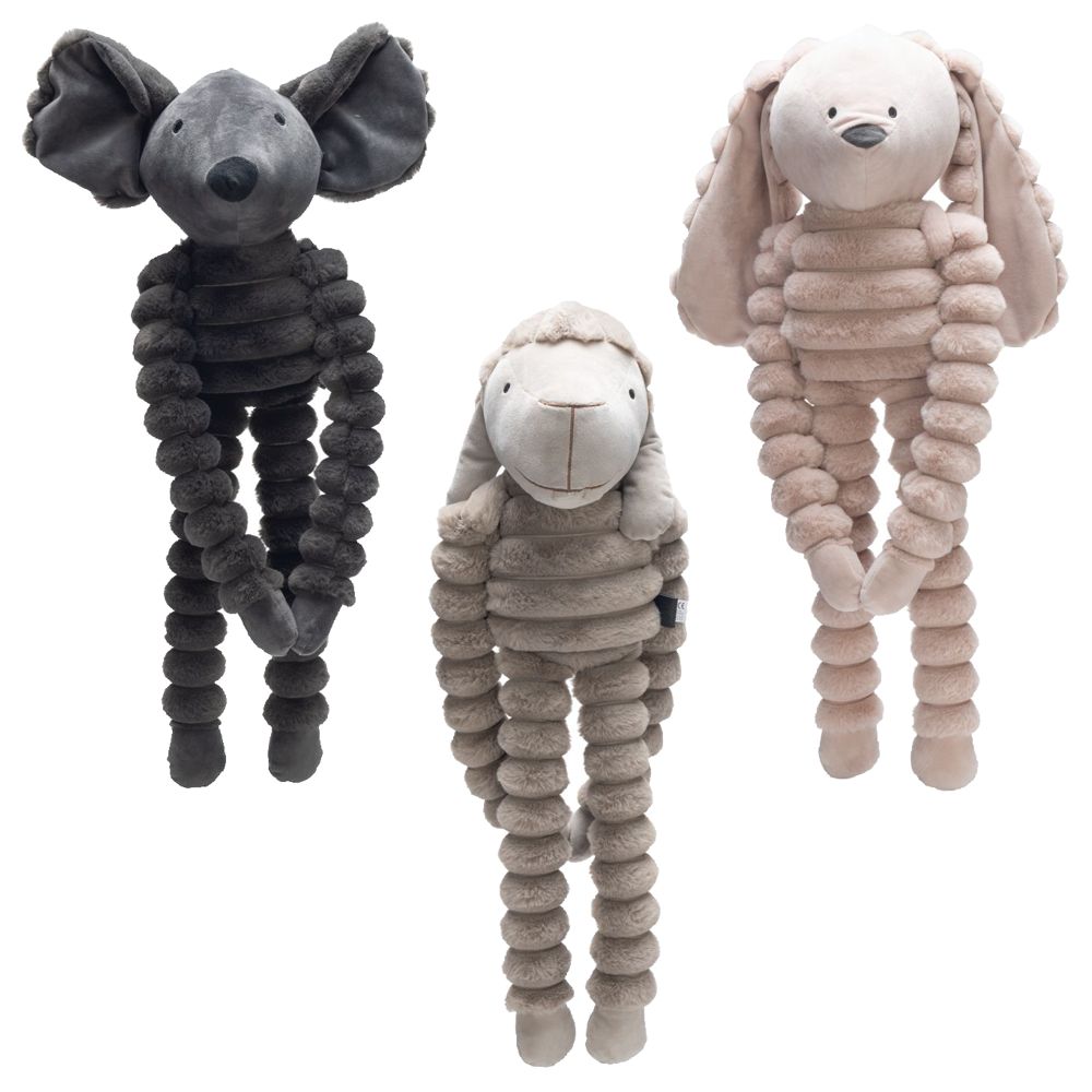 Designed by Lotte REZA SWING Maus/Schaf/Hase - 62 cm - XL Hundespielzeug - Kuscheltier
