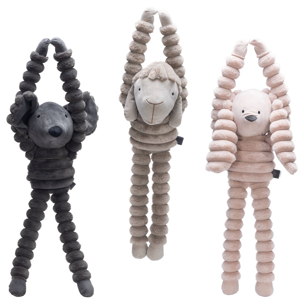 Designed by Lotte REZA SWING Maus/Schaf/Hase - 62 cm - XL Hundespielzeug - Kuscheltier