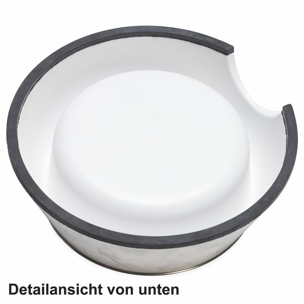 Designed by Lotte Hundenapf MEIS - Edelstahl - Futternapf Wassernapf marmoriert