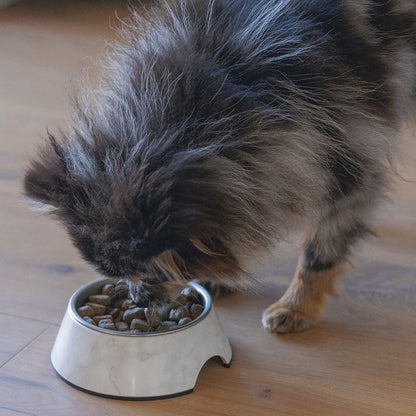 Designed by Lotte Hundenapf MEIS - Edelstahl - Futternapf Wassernapf marmoriert