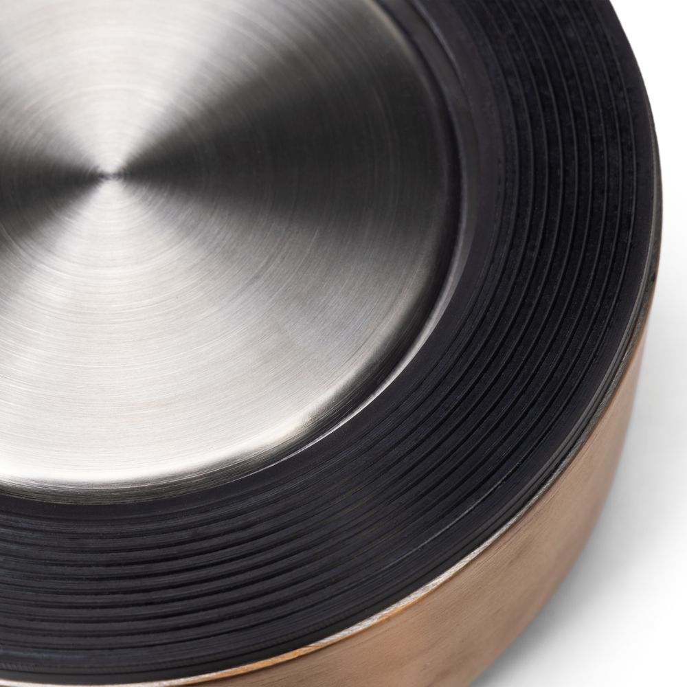 Designed by Lotte Edelstahl Hundenapf NOAR - bronze/schwarz/gold - Futternapf Wassernapf