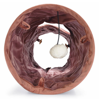 Designed by Lotte Katzentunnel CYLLA - 25 x 65 cm - Samt - Spielspaß für Katzen