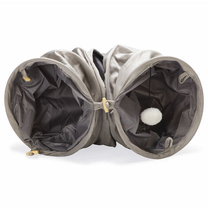 Designed by Lotte Katzentunnel CYLLA - 25 x 65 cm - Samt - Spielspaß für Katzen