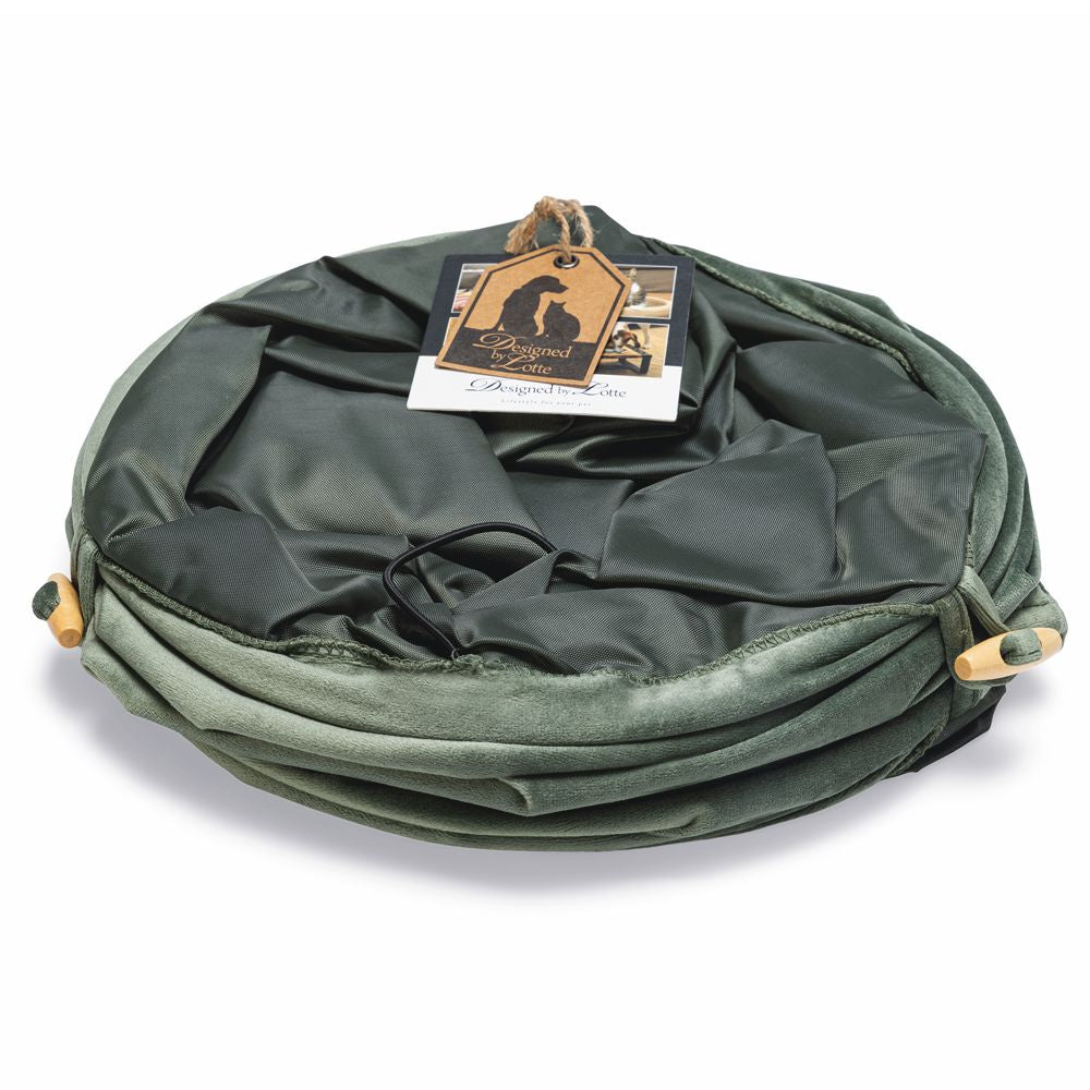 Designed by Lotte Katzentunnel CYLLA - 25 x 65 cm - Samt - Spielspaß für Katzen