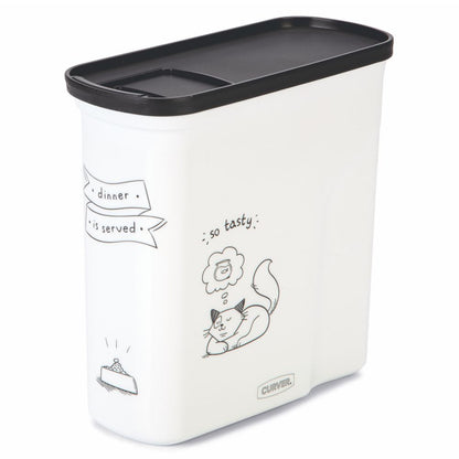 Curver Futterbox - 2 ltr / 1 kg - Snack Behälter Container Dose für Katzen