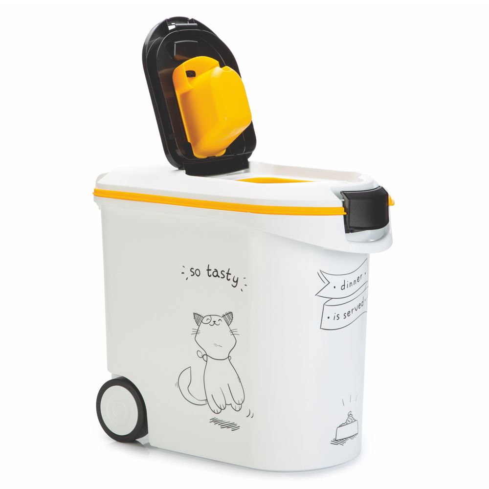 Curver Futterbox - 35 ltr / 12 kg - Snack Behälter Container Dose für Katzen