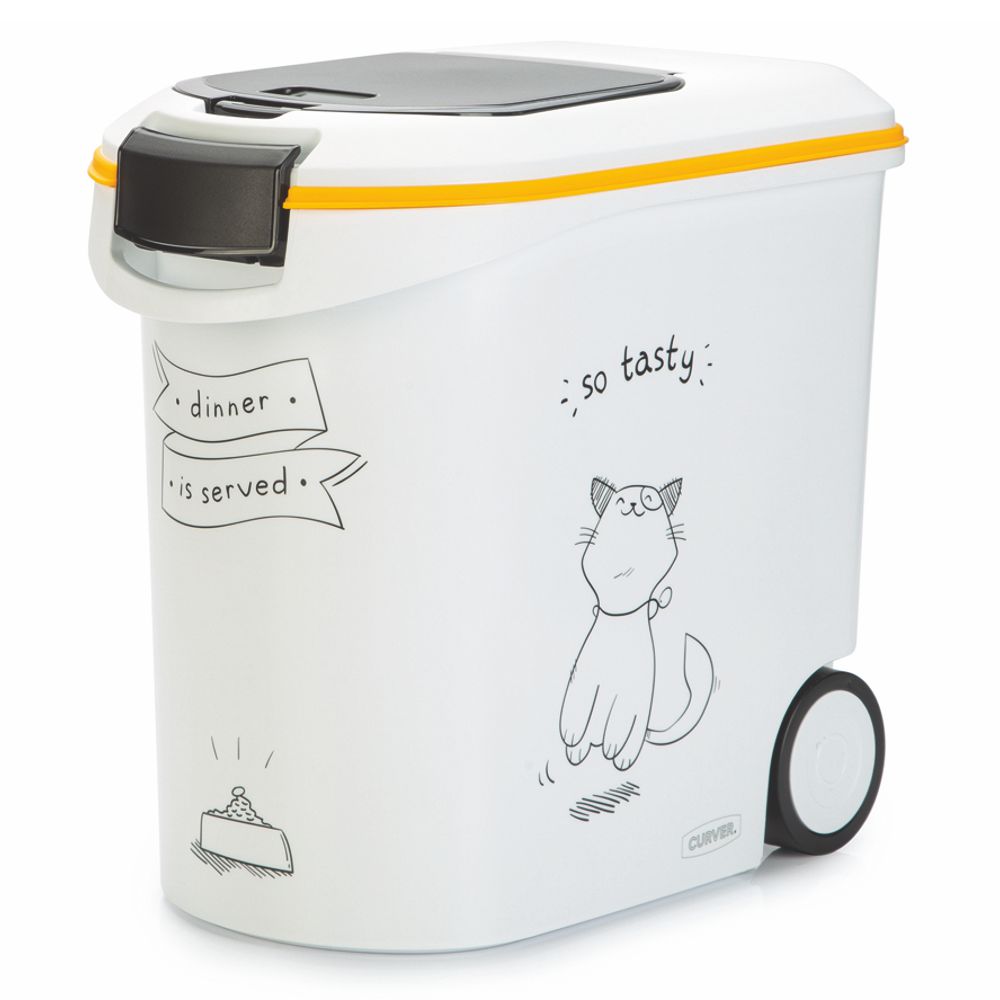 Curver Futterbox - 35 ltr / 12 kg - Snack Behälter Container Dose für Katzen