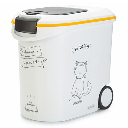 Curver Futterbox - 35 ltr / 12 kg - Snack Behälter Container Dose für Katzen