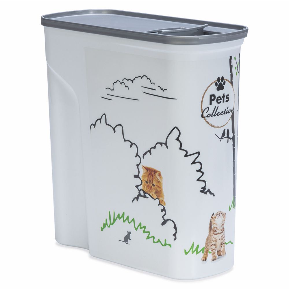 Curver Futterbox - 6 ltr / 2,5 kg - Snack Behälter Container Dose für Katzen