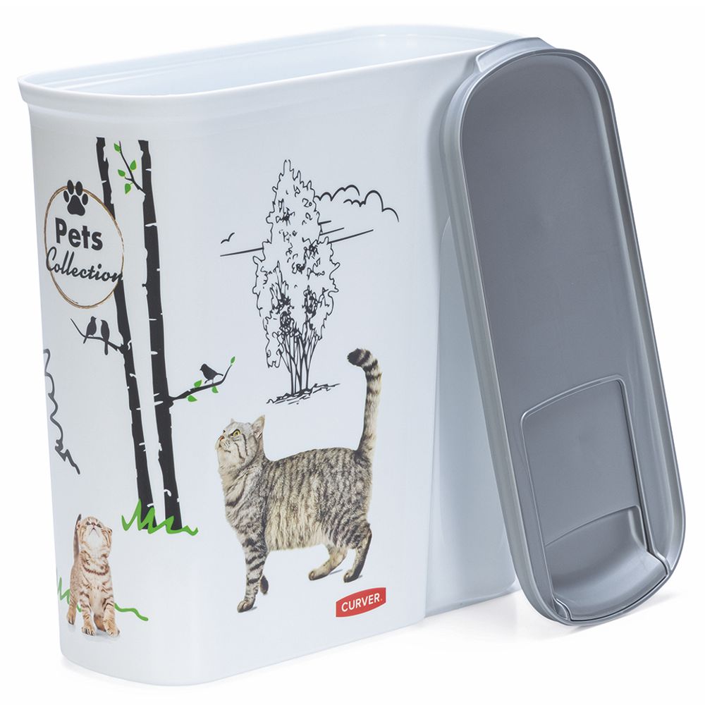 Curver Futterbox - 6 ltr / 2,5 kg - Snack Behälter Container Dose für Katzen