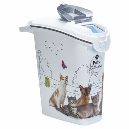 Curver Futterbox - 23 ltr / 10 kg - Snack Behälter Container Dose für Katzen