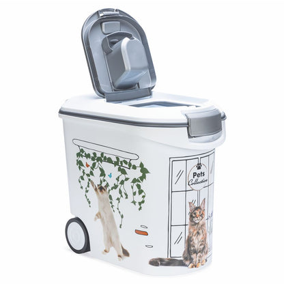 Curver Futterbox - 35 ltr / 12 kg - Snack Behälter Container Dose für Katzen