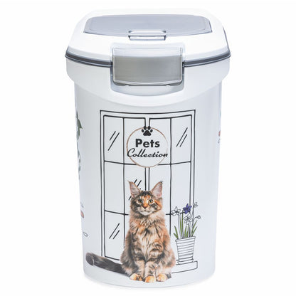 Curver Futterbox - 35 ltr / 12 kg - Snack Behälter Container Dose für Katzen