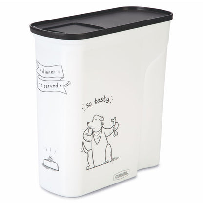 Curver Futterbox - 6 ltr / 2,5 kg - Snack Behälter Container Dose für Hunde