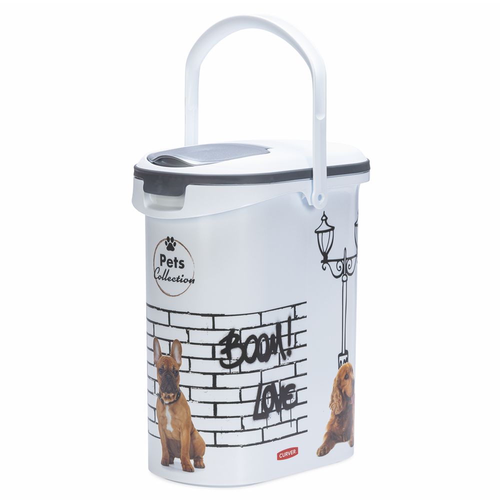 Curver Futterbox - 10 ltr / 4 kg - Snack Behälter Container Dose für Hunde