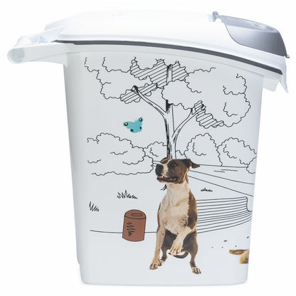 Curver Futterbox - 23 ltr / 10 kg - Snack Behälter Container Dose für Hunde