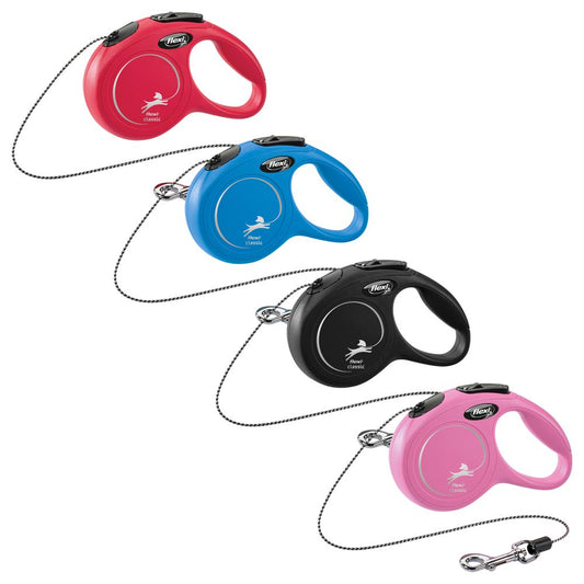 flexi CLASSIC - XS - Seil-Leine - 3 Meter - Hundeleine Roll-Leine Flexileine