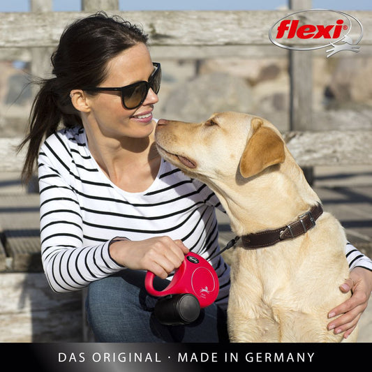 flexi CLASSIC - L - Gurt-Leine - 8 Meter - Hundeleine Roll-Leine Flexileine
