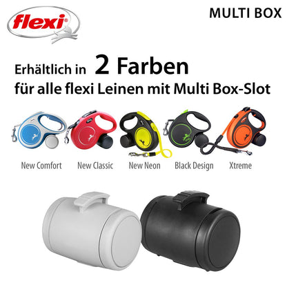 flexi Multi Box für Leckerlis+Kotbeutel Select/Comfort/Classic/Neon/Xtreme/Black