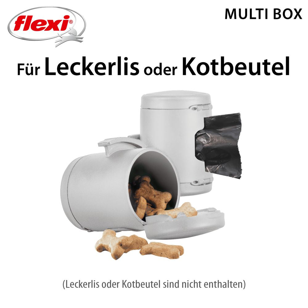 flexi Multi Box für Leckerlis+Kotbeutel Select/Comfort/Classic/Neon/Xtreme/Black