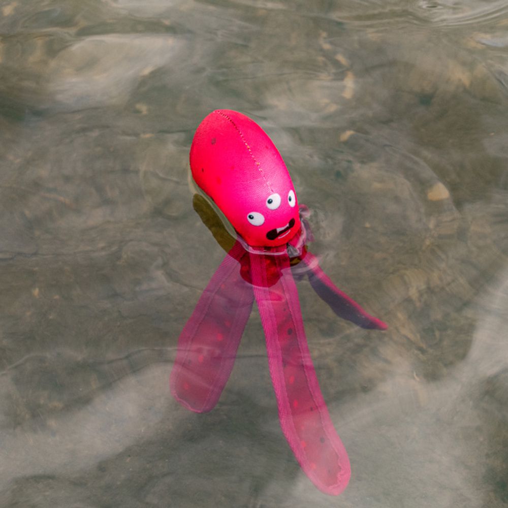 Dog Comets ALIEN OCTO - Oktopus - Apportierspielzeug mit Squeaker Knisterfolie