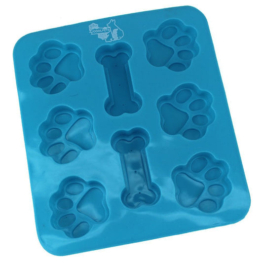 CoolPets Dog Ice Mix Tray - Silikon Eisform - DIY Hundeeis - Backform Hundekekse