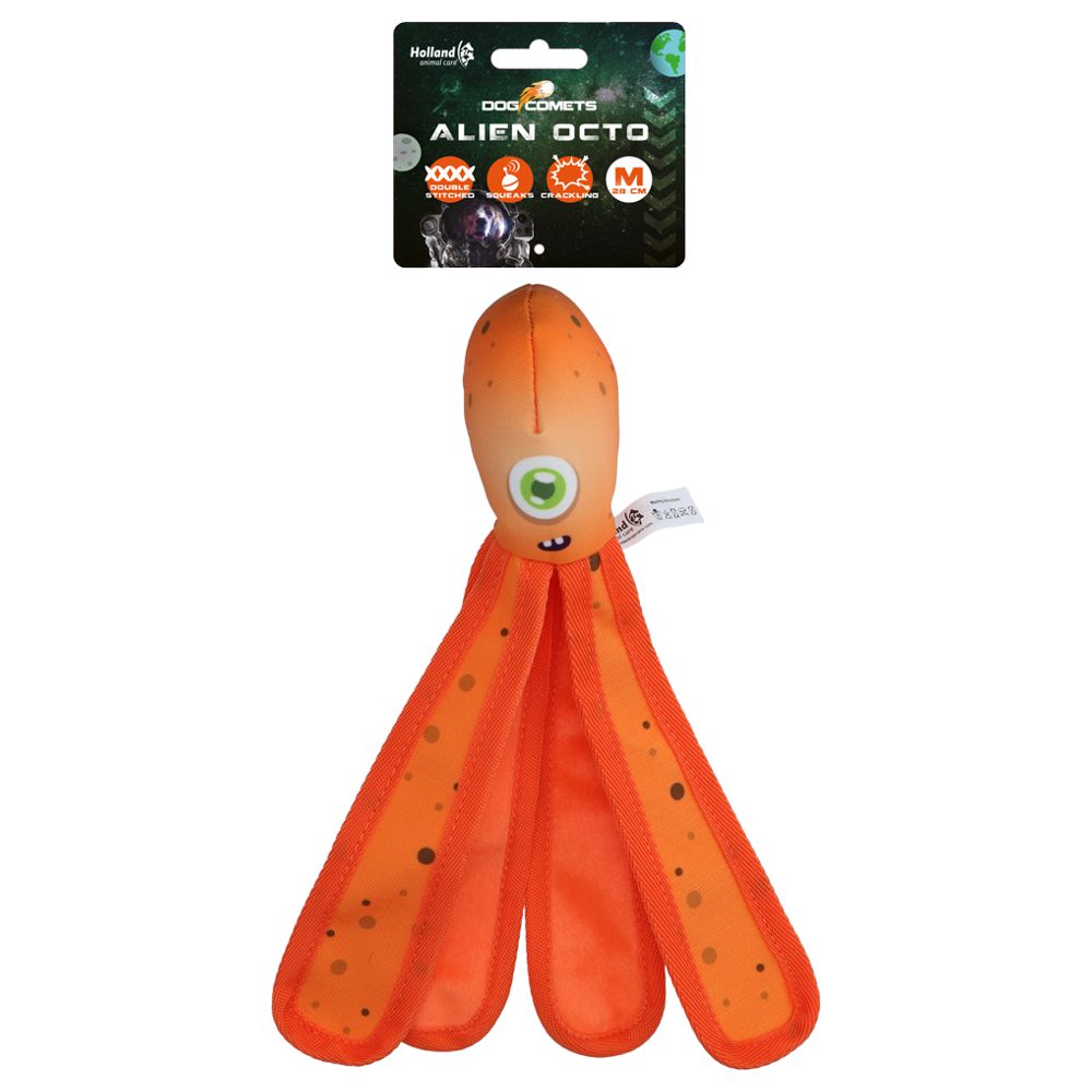Dog Comets ALIEN OCTO - Größe M - orange