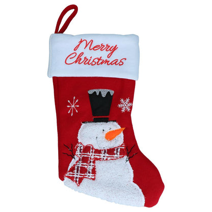 Weihnachtsstrumpf - Schneemann I