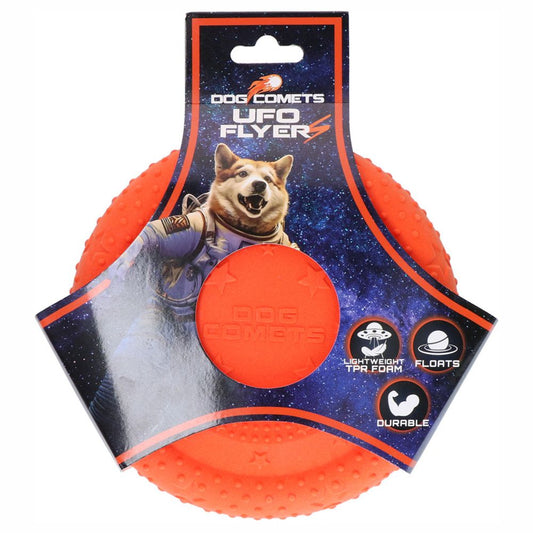 Dog Comets UFO FLYER - Wurfscheibe - Ø 16,5 cm - Apportierspielzeug - schwimmt