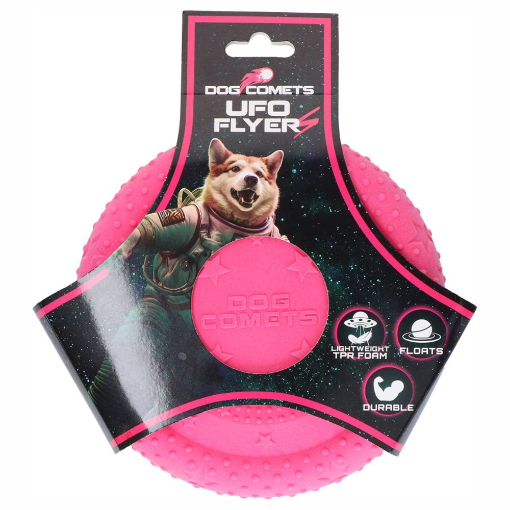 Dog Comets UFO FLYER - Wurfscheibe - Ø 16,5 cm - Apportierspielzeug - schwimmt